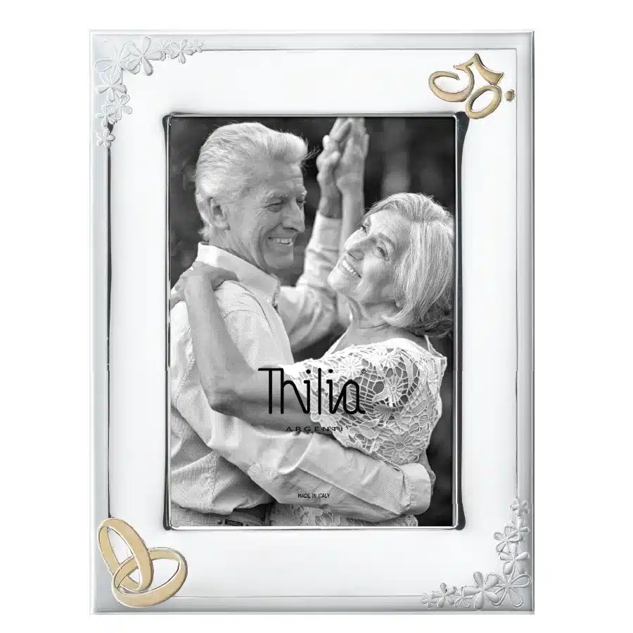 Thilia cornice anniversary 50° cm 10x15 cod. 452901