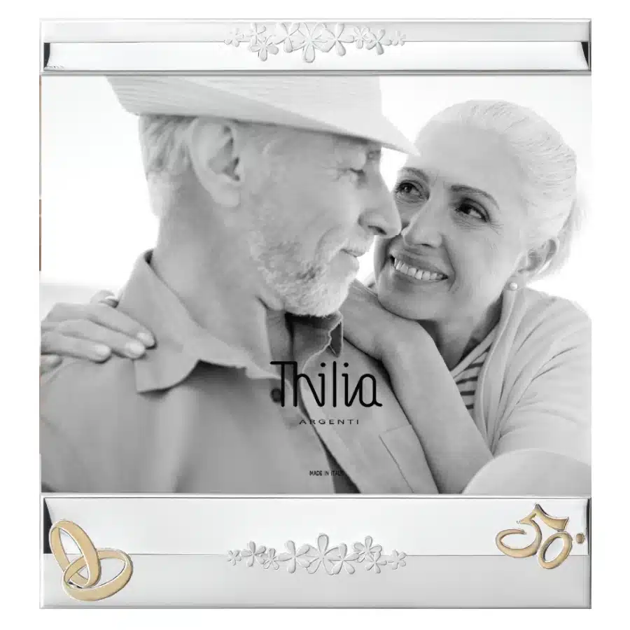 Thilia cornice anniversary 50° cm 25x20 cod. 452908