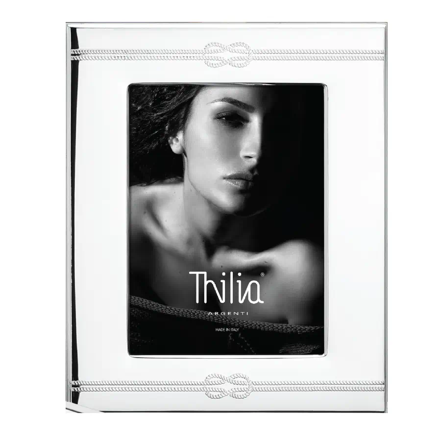 Thilia cornice argentata Sailing cm 18x24 cod. 453463