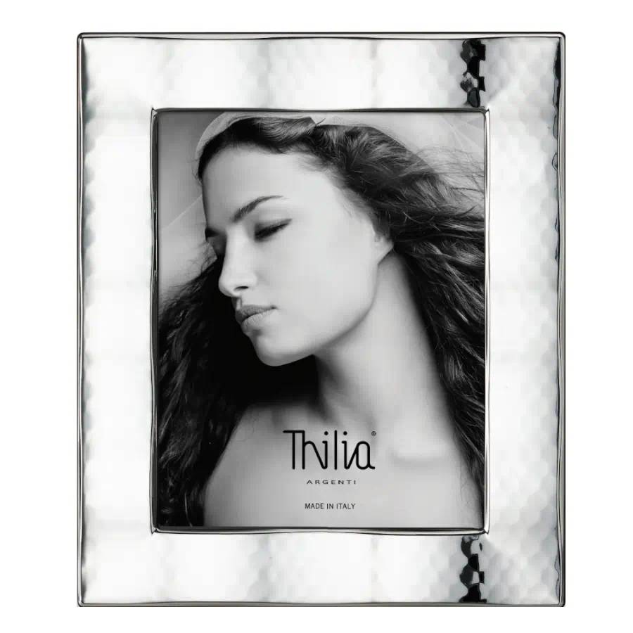 Thilia cornice argentata cm 20x25 cod. 453407