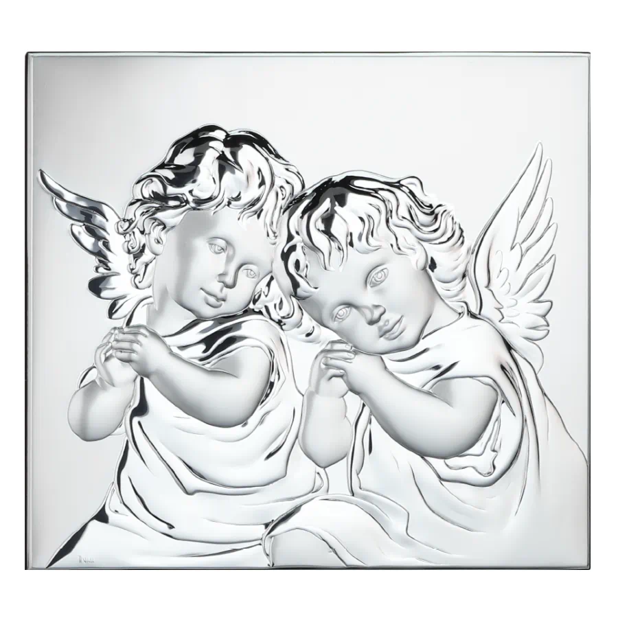 Thilia pannello angeli argento cod. 453443
