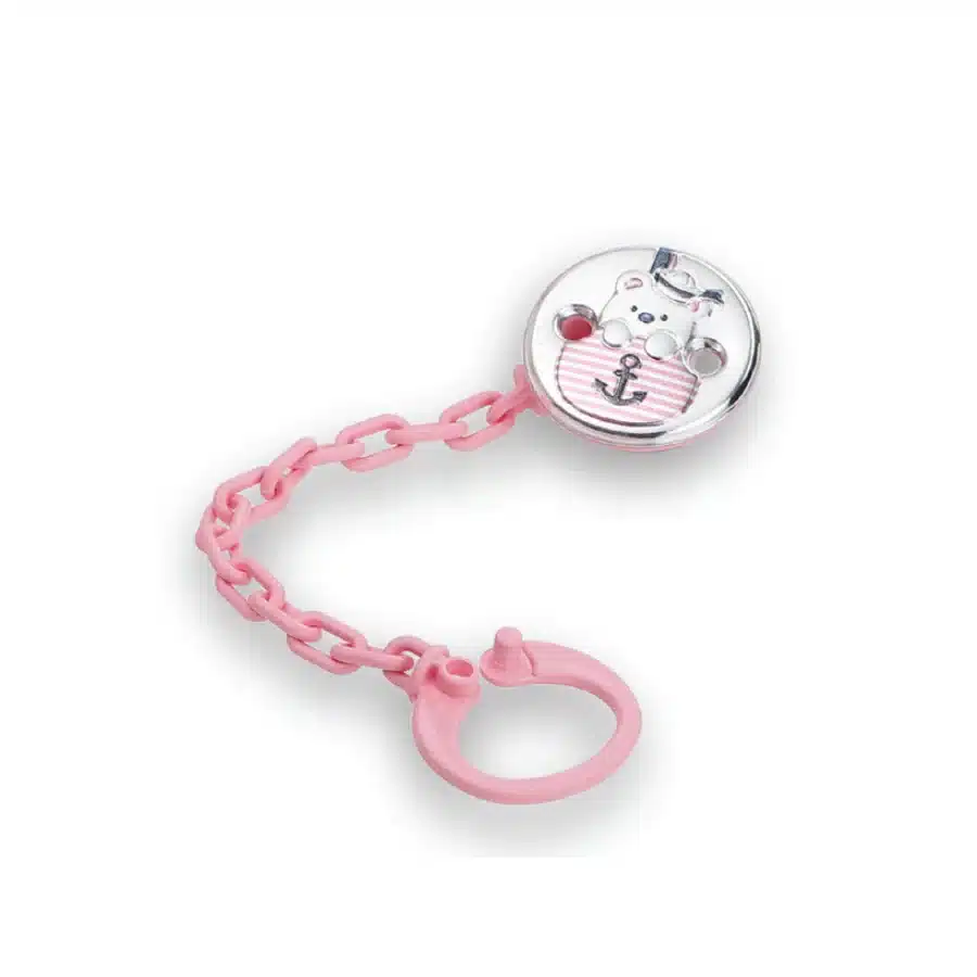 Thilia pinza portaciuccio rosa cod. 453428