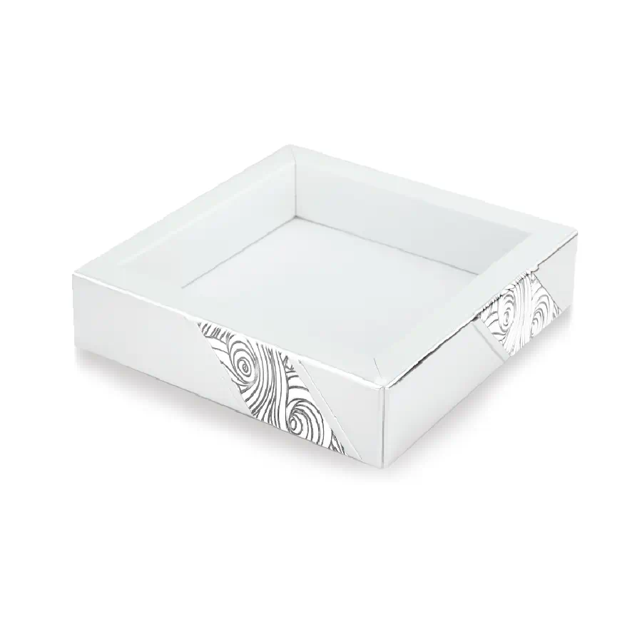 Thilia vuotatasche Lilii bianco e argento cod. 453571