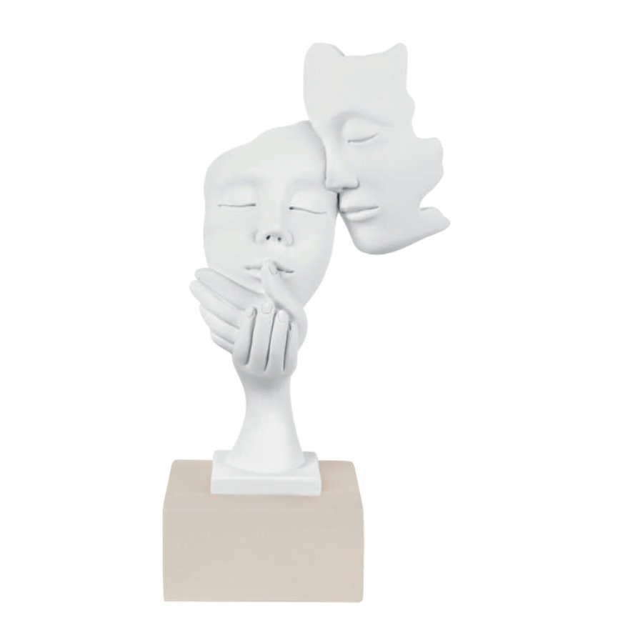 BONGELLI BOMBONIERA FACE COPPIA H.20 cod. ME2074 N