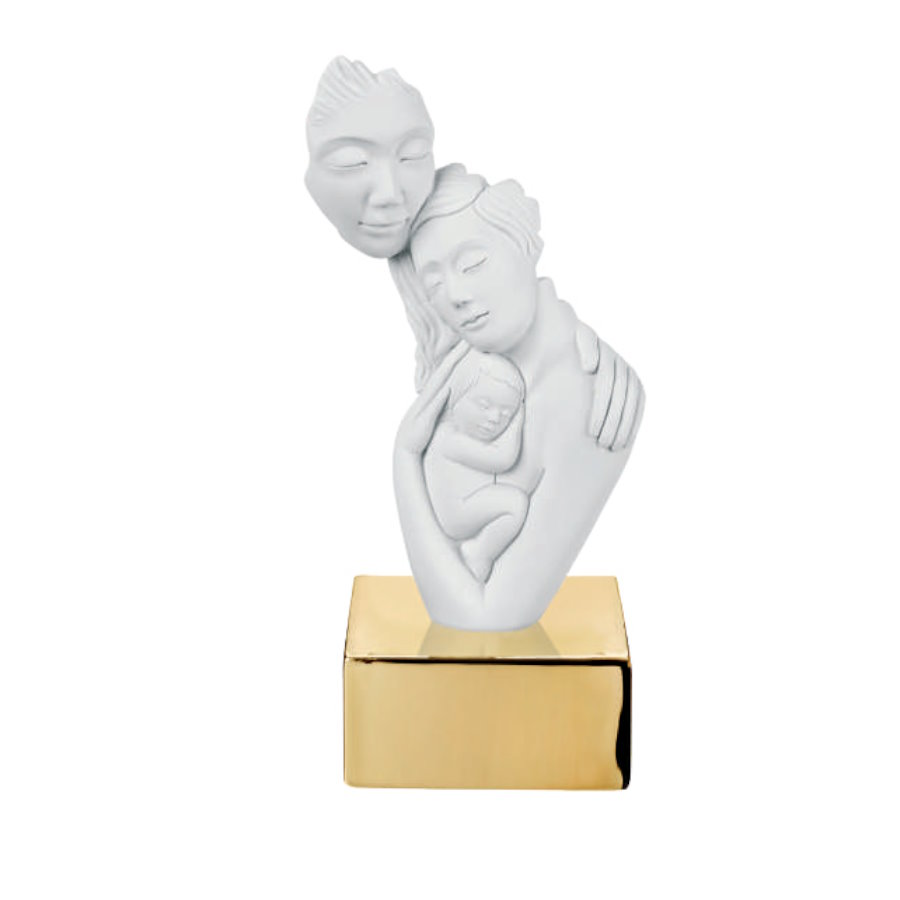 BONGELLI BOMBONIERA FACE FAMIGLIA H.20 cod. ME2075 OR