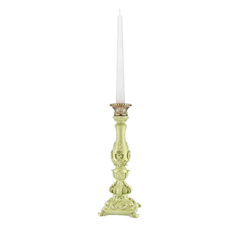 BONGELLI CANDELIERE BAROCCO H.40 VERDE cod. ME2360 V