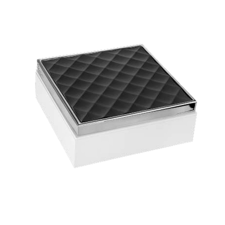 BONGELLI COFANETTO 17X17 NERO ARGENTO cod. ME2348 NE AG