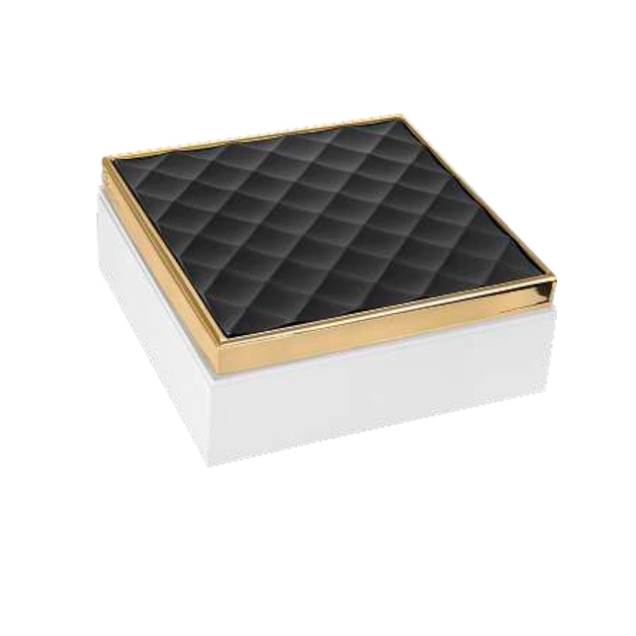 BONGELLI COFANETTO 17X17 NERO ORO cod. ME2348 NE OR
