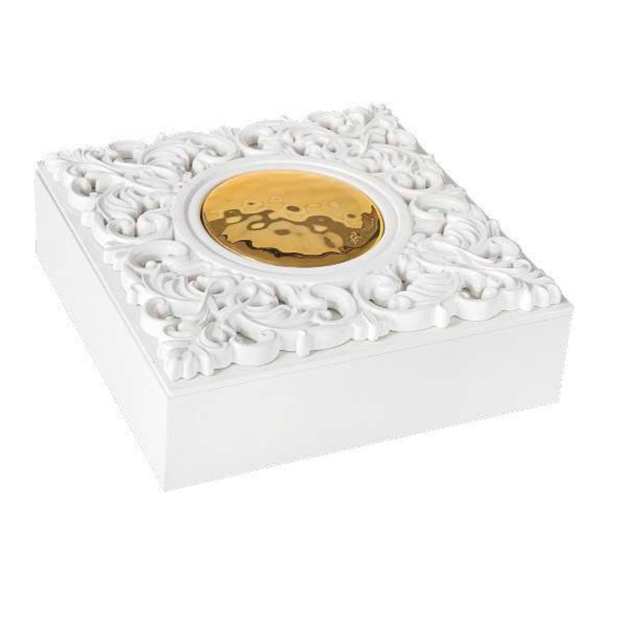 BONGELLI COFANETTO BAROCCO 17X17 BIANCO cod. ME2359 BI