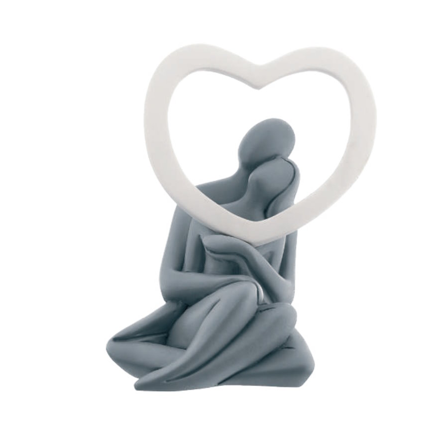 BONGELLI COPPIA CUORE GRIGIA H13 cod. ME1325 G