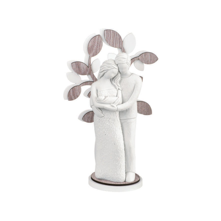BONGELLI COPPIA FAMIGLIA ALBERO H.17 cod. ME1645 1RO