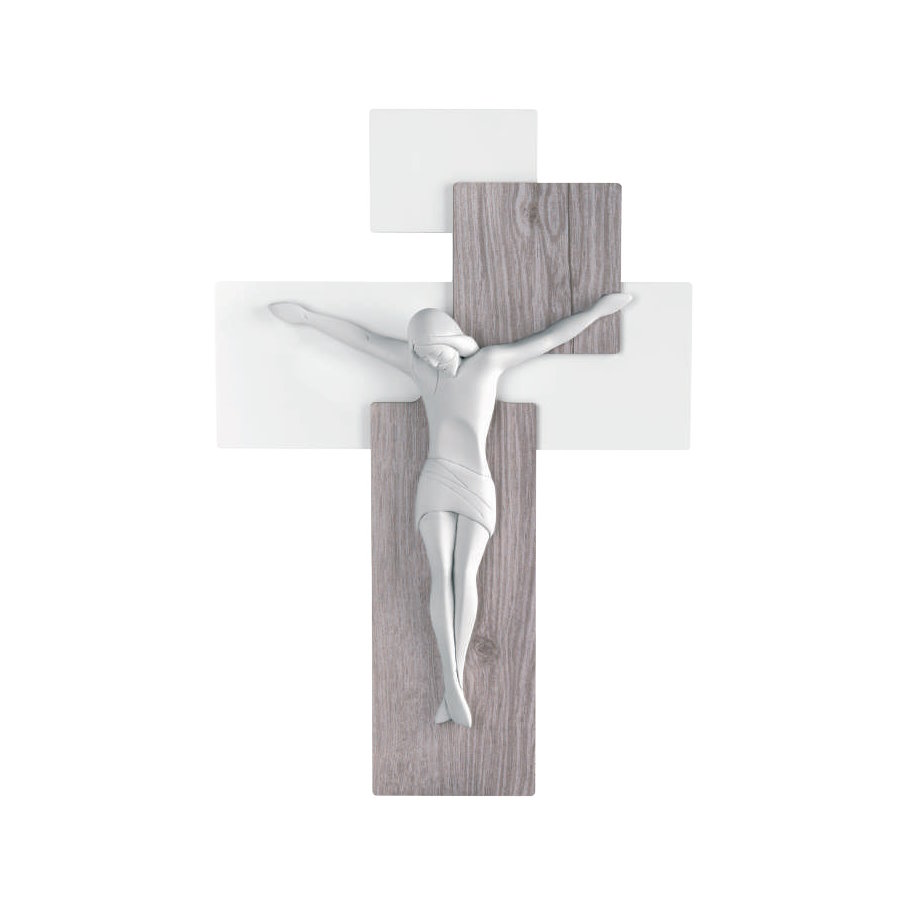 BONGELLI CRISTO BIANCO GRANDE 42X30 cod. ME1210 3ROB