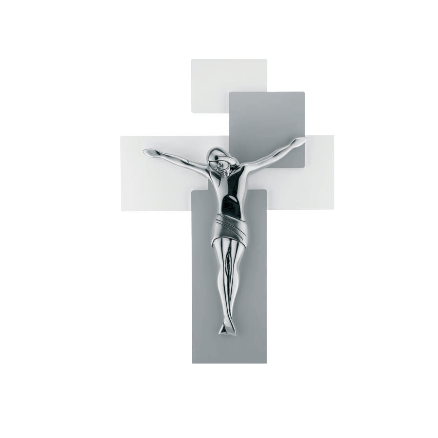 BONGELLI CRISTO GRANDE GRIGIO 42X30 cod. ME1210 3G