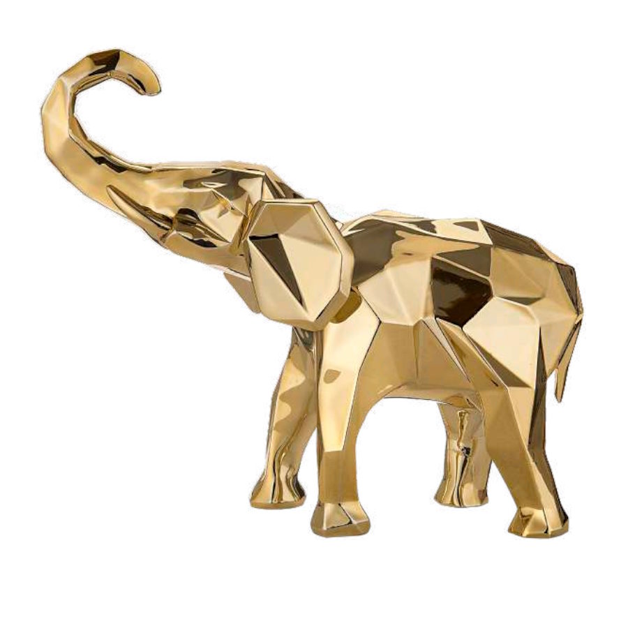 BONGELLI ELEFANTE STIL. 17X14 ORO cod. ME2343 2OR