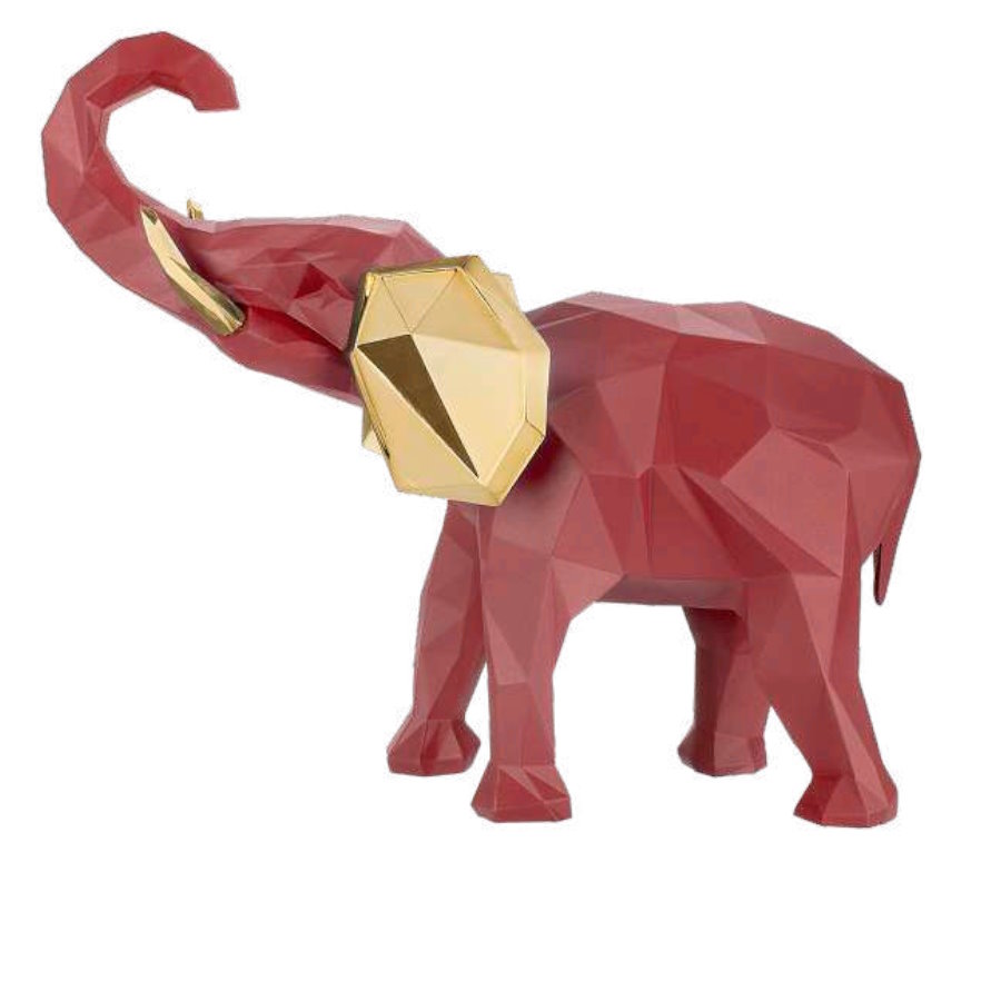 BONGELLI ELEFANTE STIL.27X32 ROSSO cod. ME2343 3RS