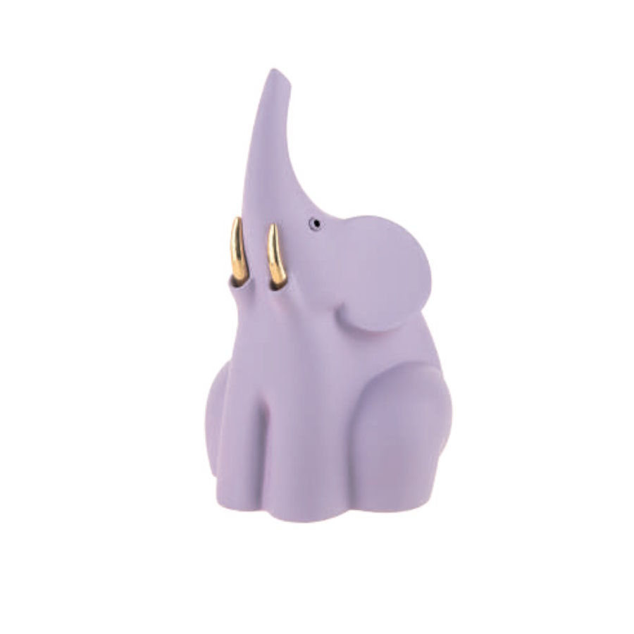 BONGELLI ELEFANTE STILIZZATO H.10 LILLA cod. ME2249 2LI