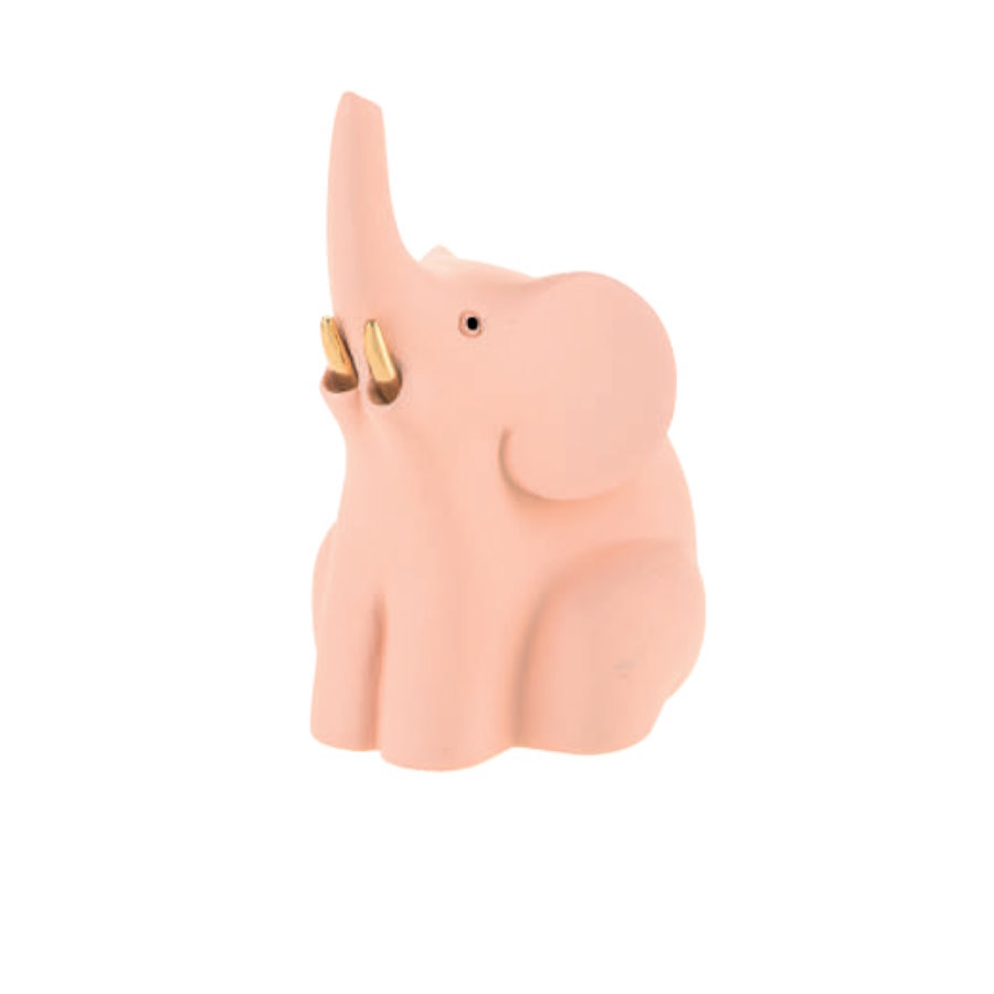 BONGELLI ELEFANTE STILIZZATO H.10 ROSA cod. ME2249 2RO