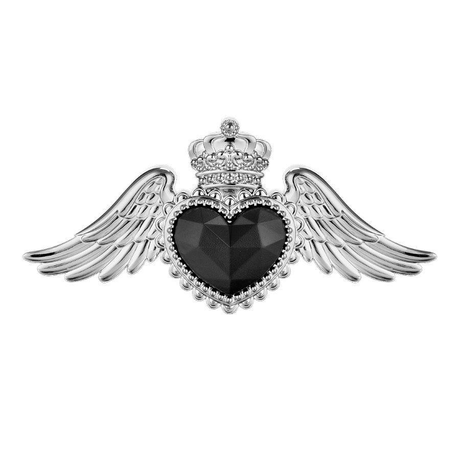 BONGELLI EX VOTO CUORE ALI 28X14 cod. ME2367 2AG NERO
