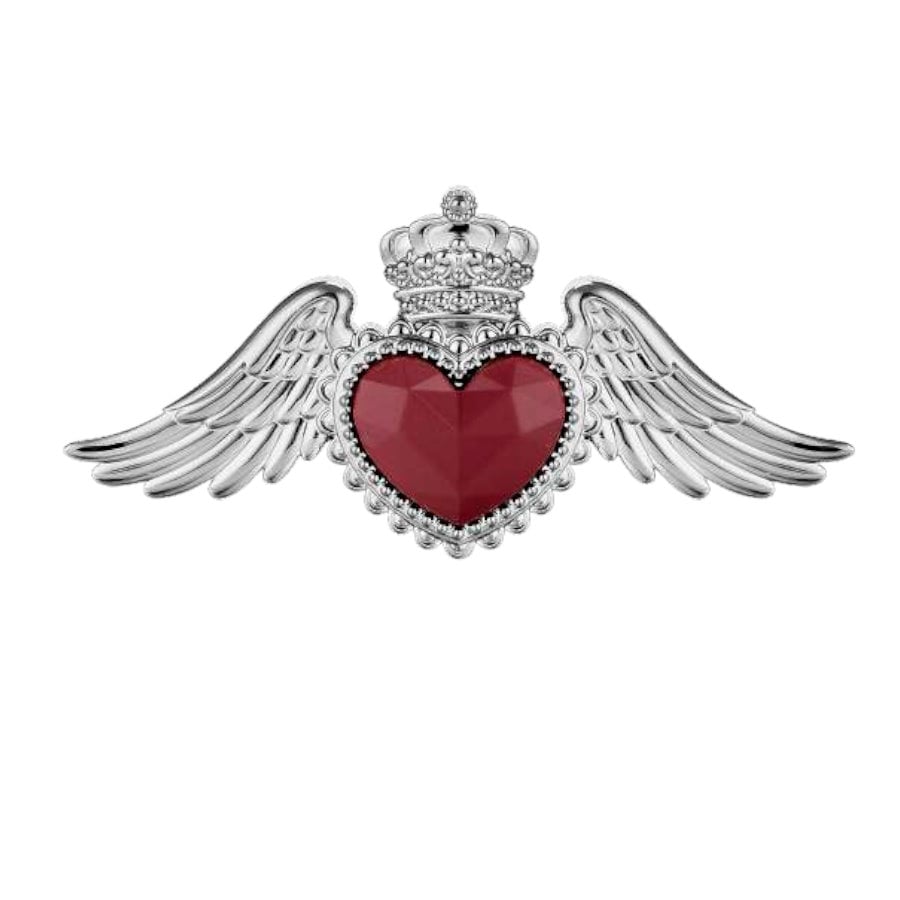 BONGELLI EX VOTO CUORE ALI 28X14 cod. ME2367 2AG RS