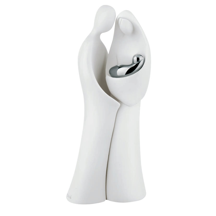 BONGELLI FAMIGLIA STILIZZATA BIANCA H13 cod. NT80 1B