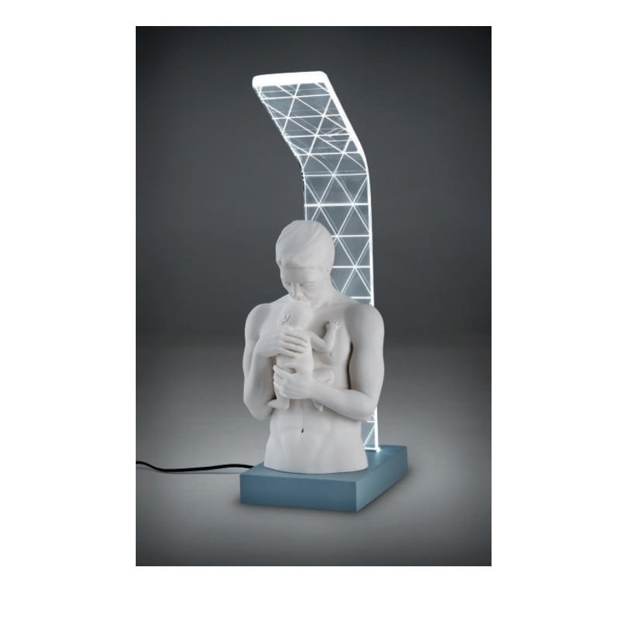 BONGELLI LAMPADA LED PAPA' BIANCA H.40 cod. ME1924 N