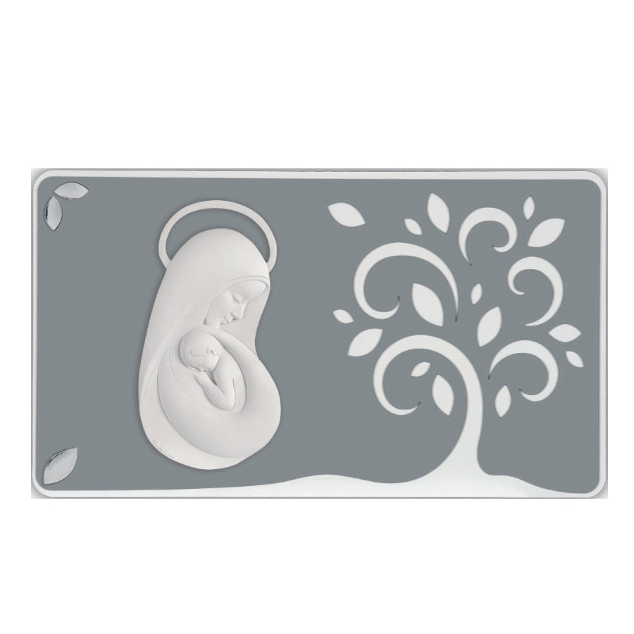 BONGELLI MADONNA CON BIMBO ALBERO VITA 60X105 cod. ME1363 2G