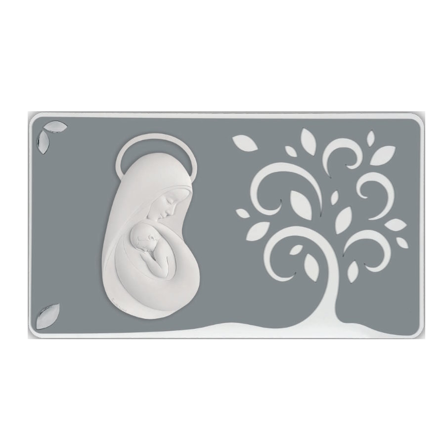 BONGELLI MADONNA CON BIMBO ALBERO VITA GR.70X40 cod. ME1363 1G