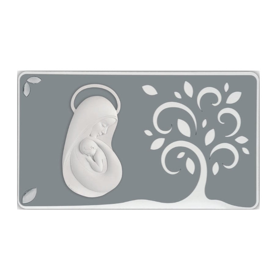 BONGELLI MADONNA CON BIMBO ALBERO VITA NOCCIOLA 70X40 cod. ME1363 1N