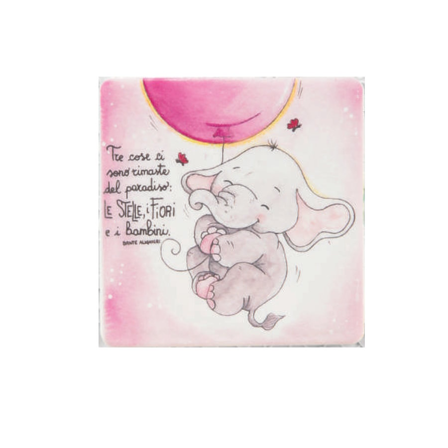 BONGELLI MATTONELLA ELEFANTE 9x9 ROSA cod. ME2059 RO