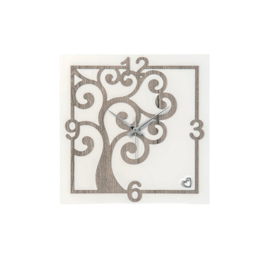 BONGELLI OROLOGIO ALBERO VITA 40x40 ROVERE cod. ME1586 RO