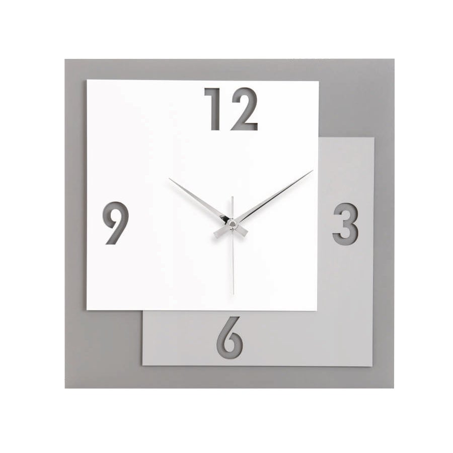 BONGELLI OROLOGIO MODERNO GRIGIO 43X43 cod. ME1676 G