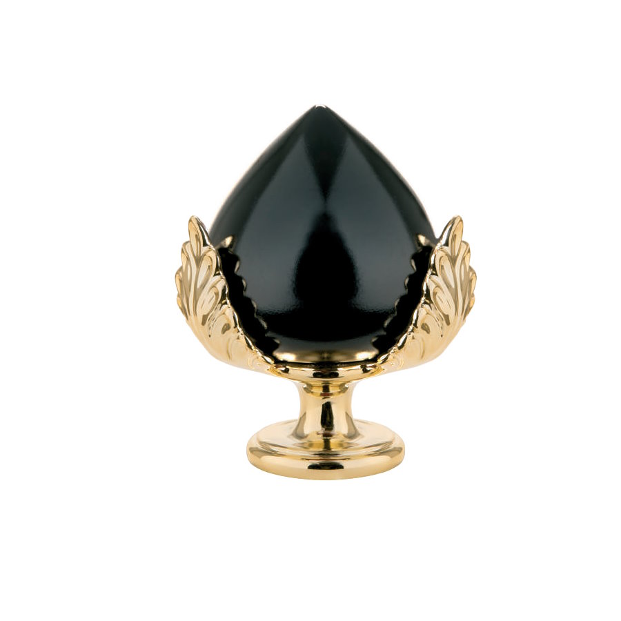 BONGELLI POMO H. 9,5 NERO ORO cod. ME1602 1NERO