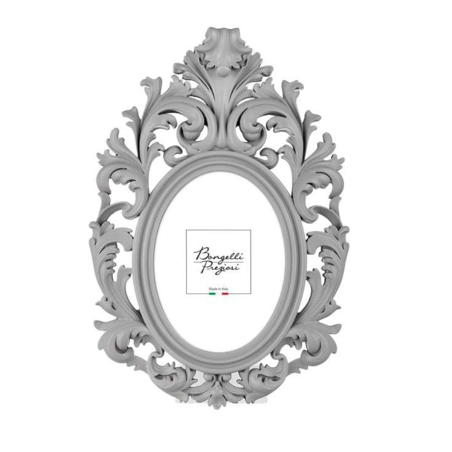 BONGELLI PORTA FOTO BAROCCO OVALE INT. 15X20 cod. ME2354 GR