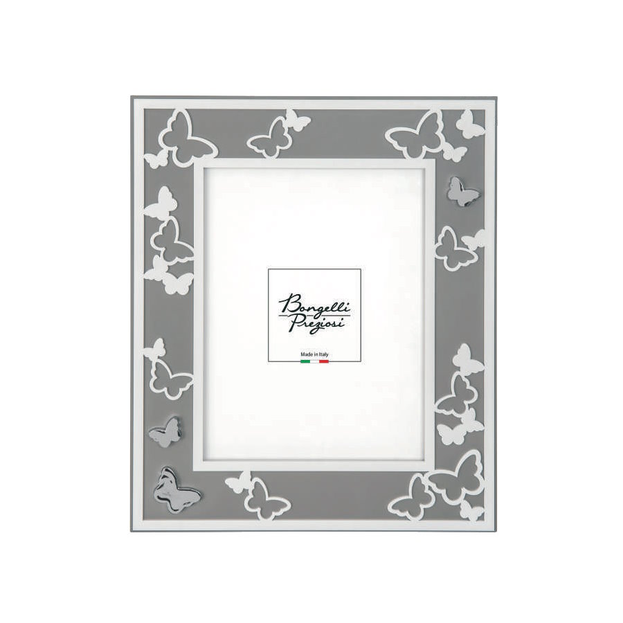 BONGELLI PORTA FOTO FARFALLE 18x24 GRIGIO cod. ME1591 3G