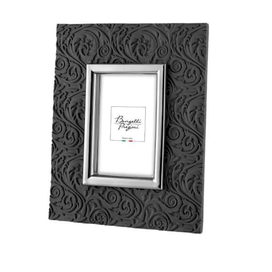 BONGELLI PORTA FOTO MODERNO INTARSI INT. 13X18 cod. ME2349 NE AG