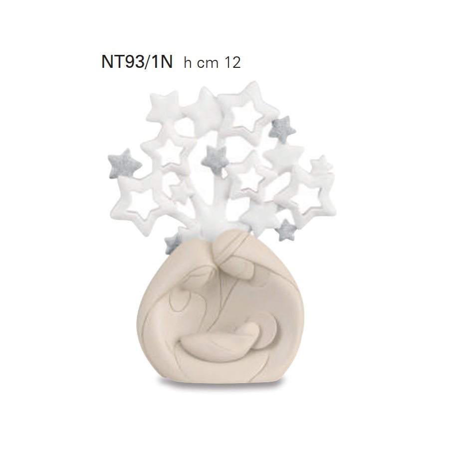 BONGELLI PRESEPE ALBERO STELLE NOCCIOLA H 12 cod. NT93 1N