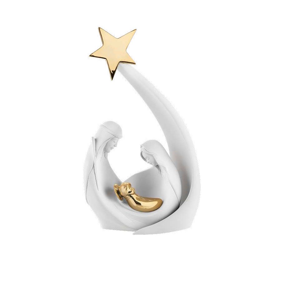 BONGELLI PRESEPE ONDA 9X17 BIANCO ORO cod. NT126 1OR