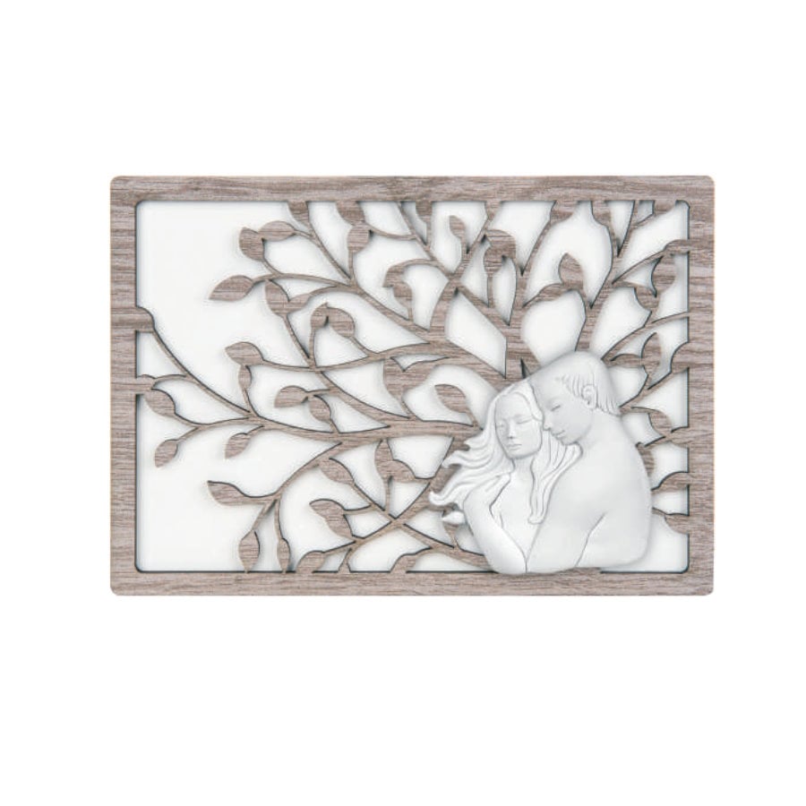 BONGELLI QUADRETTO COPPIA BOMBONIERA 13x18 cod. ME2083 RO