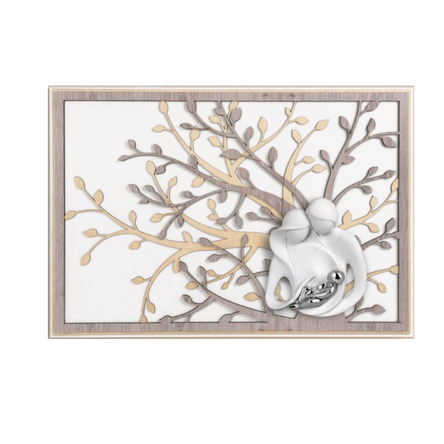 BONGELLI QUADRO ALBERO FAMIGLIA STILIZZATO ROVERE 70X48 cod. ME1953 1RO