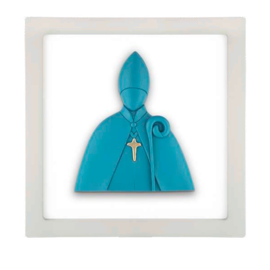BONGELLI QUADRO S.GENNARO 17X17 OTTANIO BLU cod. ME2365 1OB