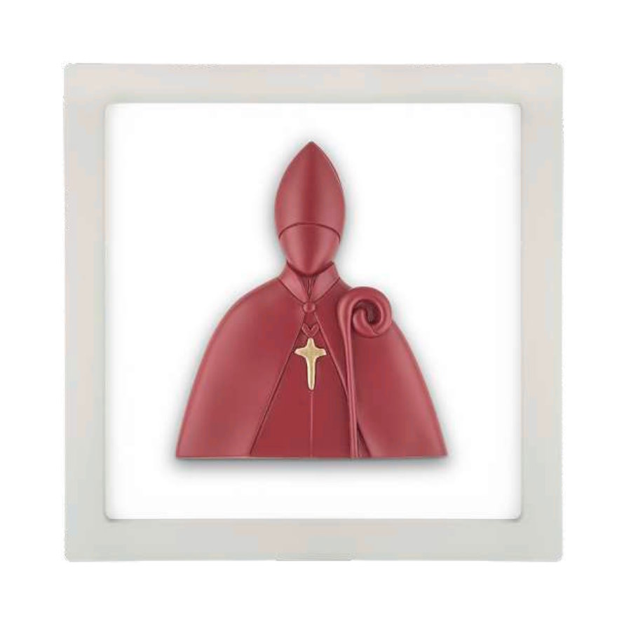 BONGELLI QUADRO S.GENNARO 32X32 ROSSO cod. ME2365 2RS