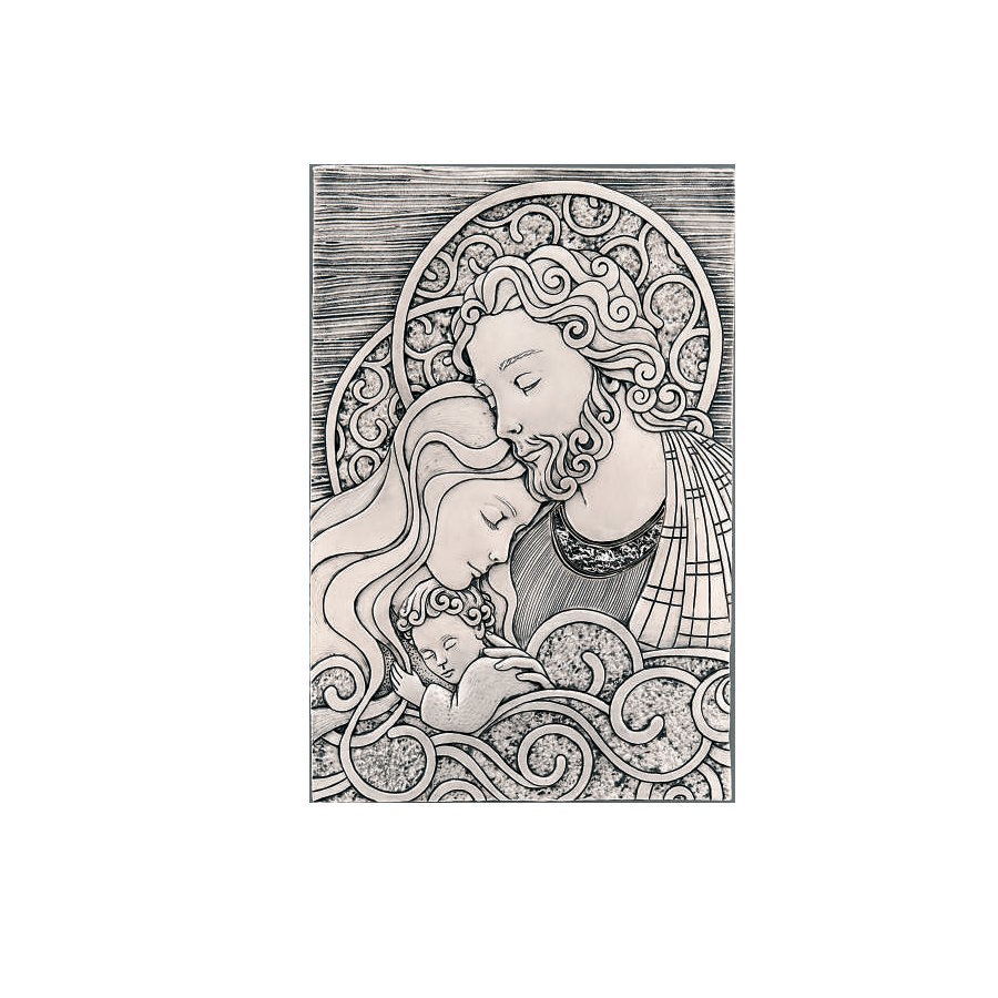 BONGELLI SACRA FAMIGLIA 20x30 cod. ME1235 2G