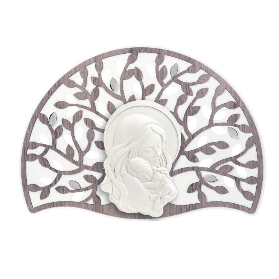 BONGELLI SACRO ALBERO LUNA MADONNA ROVERE 90X65 cod. ME1627 RO