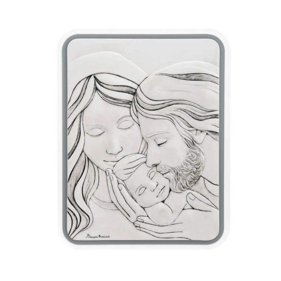 BONGELLI SACRO FAMIGLIA RETTANGOLARE ROVERE 30X38 cod. ME1629 1G