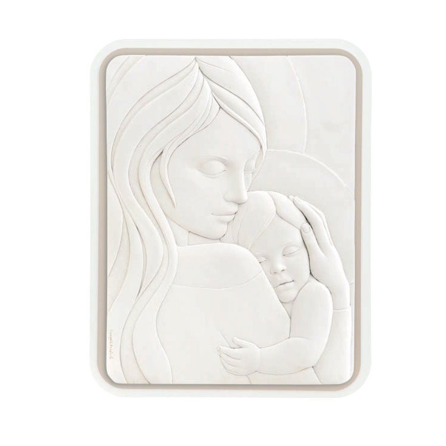 BONGELLI SACRO MADONNA RETT. NOCCIOLA 30X38 cod. ME1631 1N