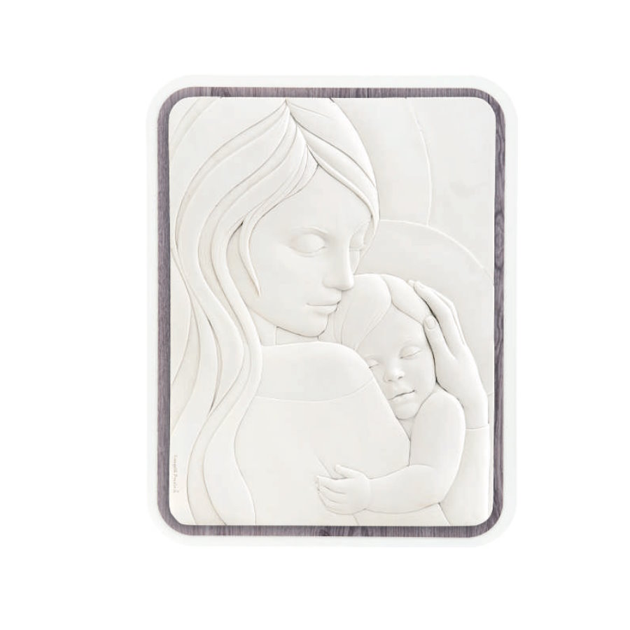 BONGELLI SACRO MADONNA RETT. ROVERE 45X58 cod. ME1631 2RO