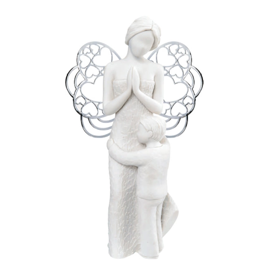 BONGELLI SCULTURA SOGNO ANGELO BIMBO H 21 cod. ME1651 2