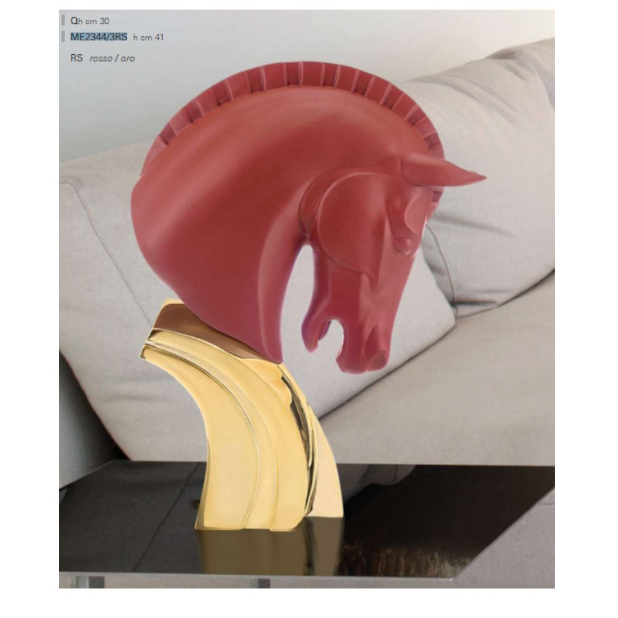 BONGELLI TESTA CAVALLO H.41 ROSSO cod. ME2344 3RS