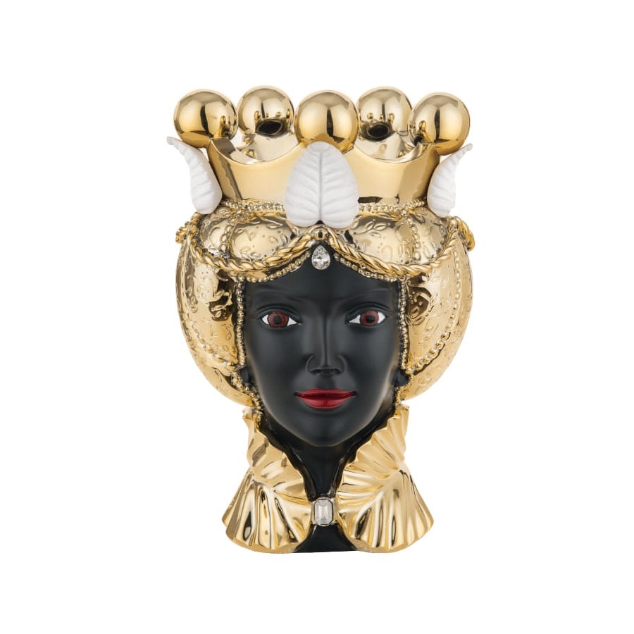 BONGELLI TESTA MORO LEI H.9,5 ORO cod. ME2254 1OR
