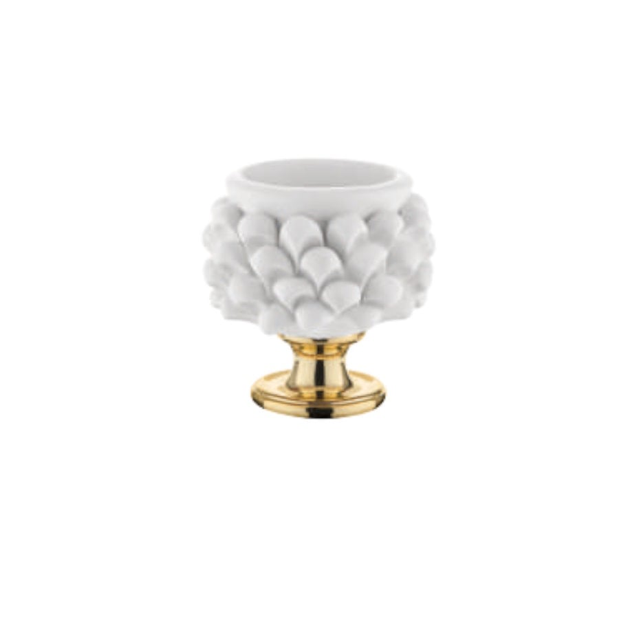 BONGELLI VASETTO PIGNA D.10 BIANCA ORO cod. ME2257 1BI ORO